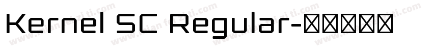 Kernel SC Regular字体转换